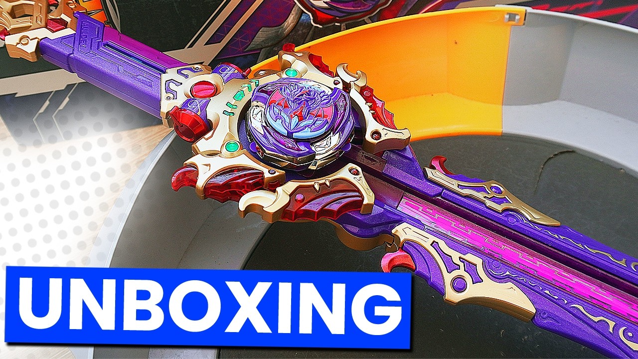 THE ULTIMATE LED DELUXE SWORD! Unboxing Infinity Nado 6 SKYLORD