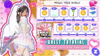 Completing the MAGIC TREE WORLD quest Tutorial!💗✨ (New Update) @ruchikatenlinks screenshot 1