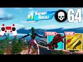 64 Elimination Solo Vs Squads Gameplay Wins (Fortnite Chapter 4 Season 4)
