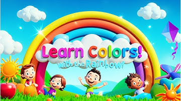 Learn Colors with the Rainbow | Fun 3D Animation Song for Kids & Toddlers