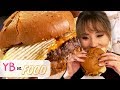 BEST BURGER IN VEGAS (w/ PEANUT BUTTER!) · YB vs. Food