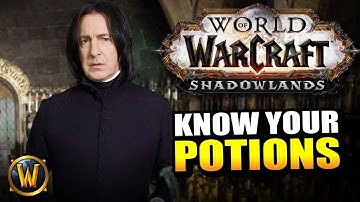All the new Shadowlands Potions, Enchants and more...! // World of Warcraft