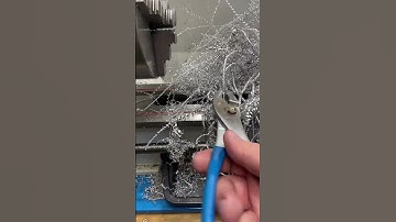 Working with aluminum on the Vevor mini lathe. Creates such a mess.