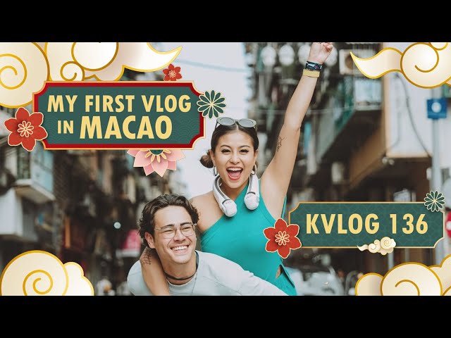 MY FIRST VLOG IN MACAO WITH ABY! ❤️ - #KVLOG136 class=