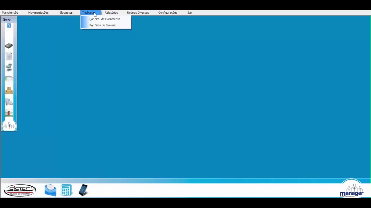 Módulo Conrec - ERP Manager - Sistec