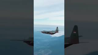 Latihan Terjun Payung Hercules Tni Au tarunatv akmil tni tniau tniad tnial pasukan