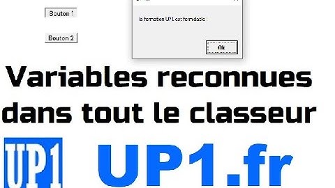Excel-VBA : Variables pour tout le classeur