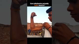 ​Can calisthenics actually build muscle? #viral #motivation #viralvideo #flex #youtube