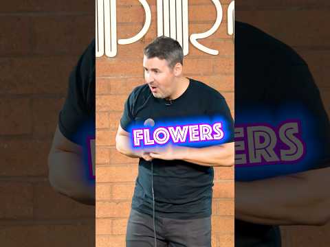 They threw flowers