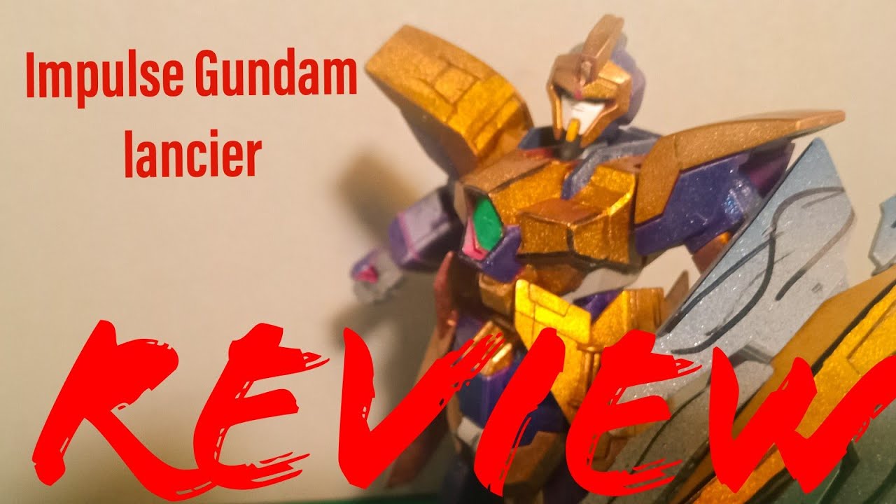 1/144 scale Impulse Gundam Lancier Review pinoy collector