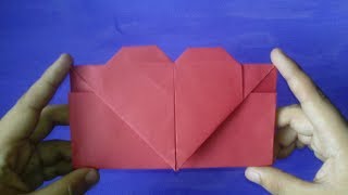 Origamiz - Cómo hacer un Sobre Corazón de Papel