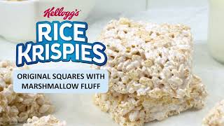 Original Rice Krispies Treats with Marshmallow Fluff | Extra Gooey Classic Recipe