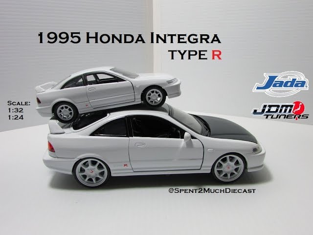 Jada 1:32 Display Metals JDM Tuners 1995 Honda Integra Type-R Japan Spec Diecast 