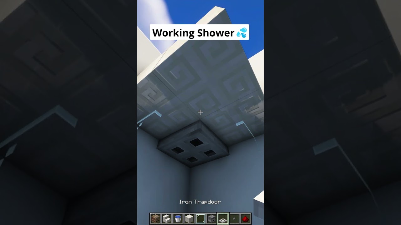 Minecraft Working Shower💦 