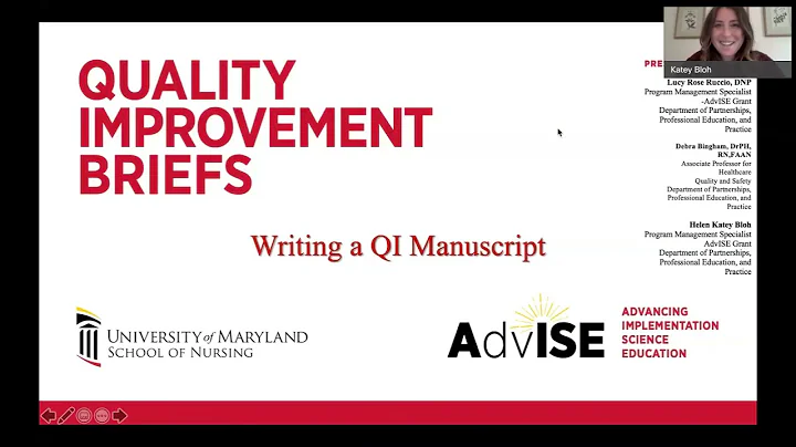 Advancing Implementation Science Quality Improveme...