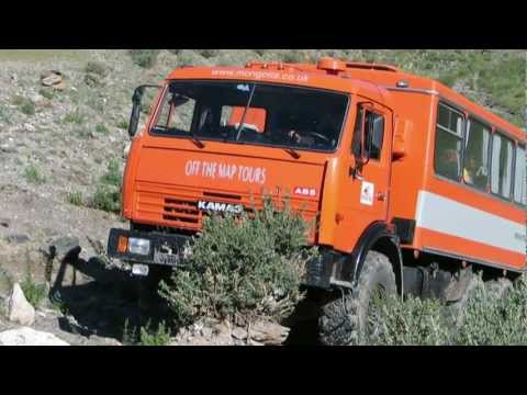Mongolia Kamaz 43114  Expedition Truck 6X6, Reynolds Boughton RB44, Land Rover Defender 130
