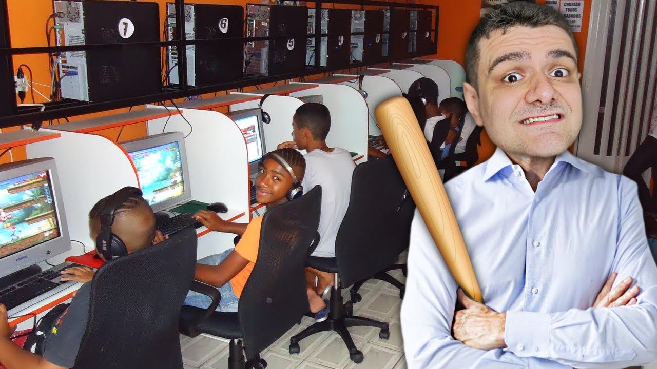 AQUI NA MINHA LAN HOUSE A PANCADARIA ROLA SOLTA