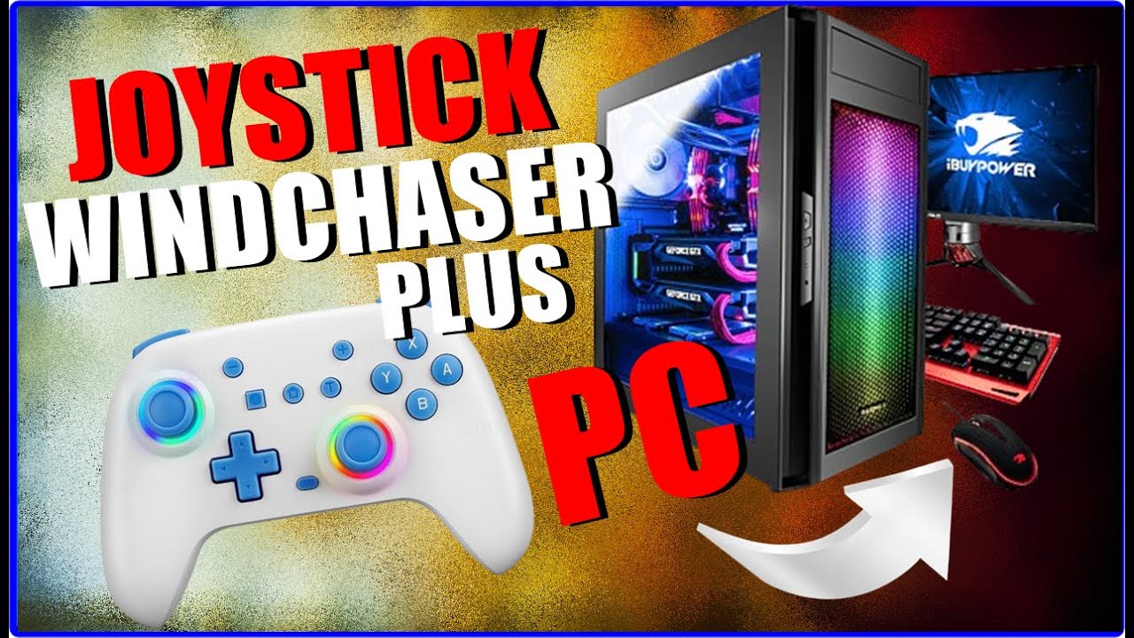CONECTAR WINDCHASER PLUS NO PC OU NOTEBOOK 2 MODOS GAMES DA STEAM, GAMEPASS, EMULADORES