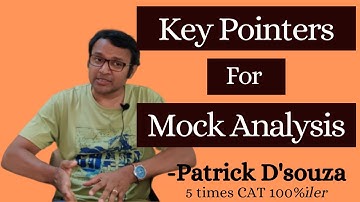 Key pointers for mock analysis | Patrick D