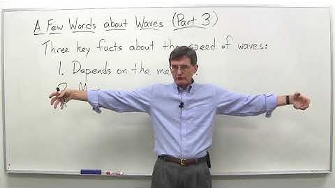 A few words about waves part 3   Stanford University   Coursera