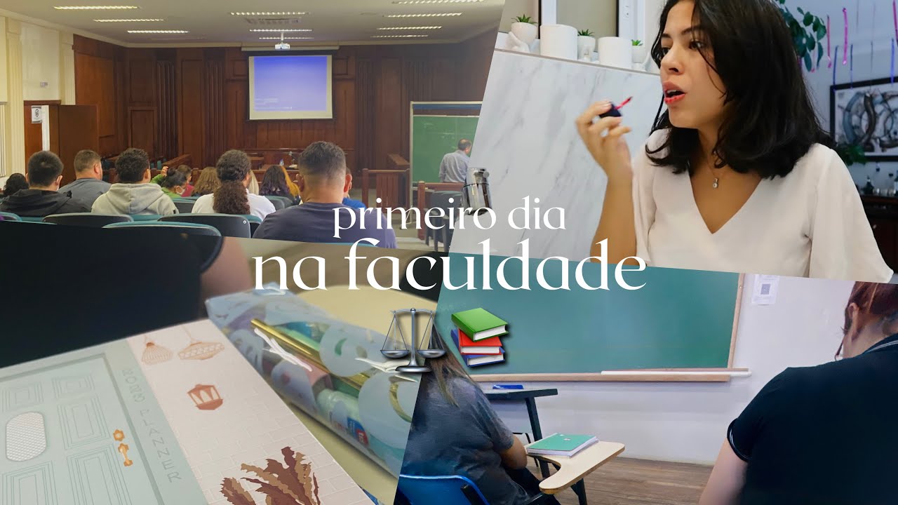 ROTINA do meu 1° dia na FACULDADE DE DIREITO ⚖️