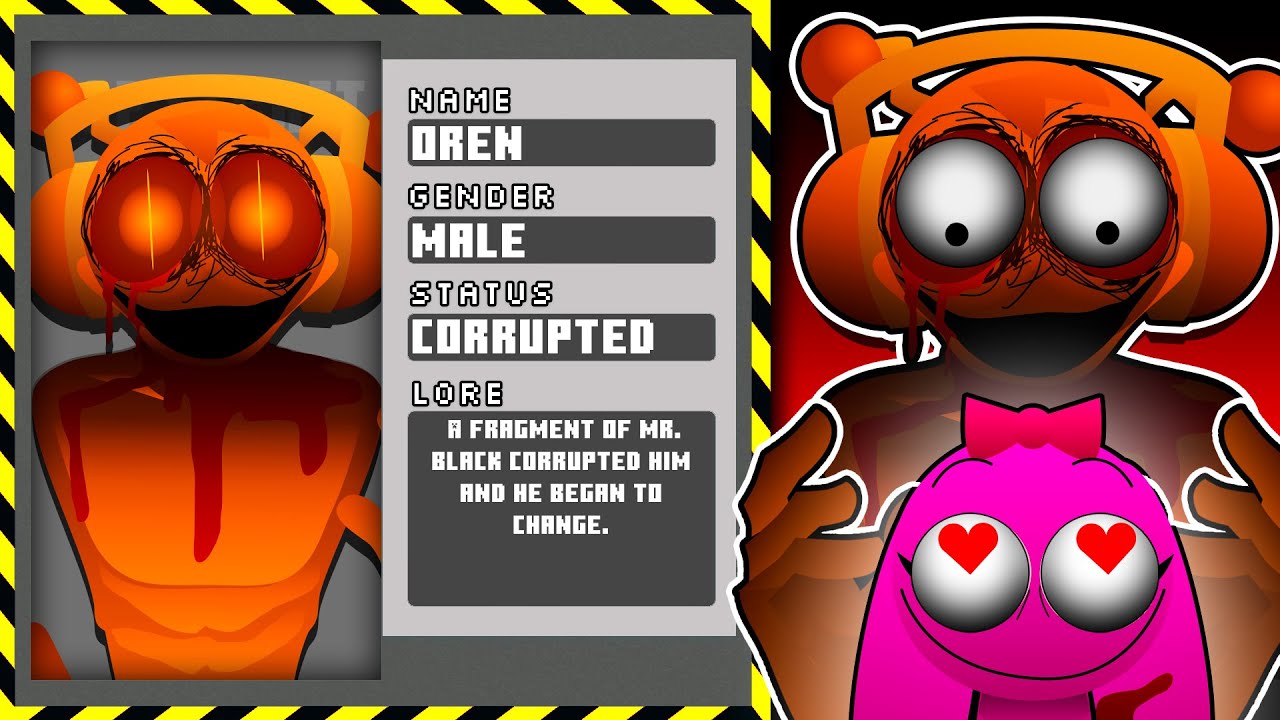 SPRUNKI - SHIFTED BUT PIRAMIXED | ALL DESCRIPTION | ORIGINAL MOD