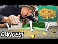 Checkout the piles of gold found cleaning a paydirt shop