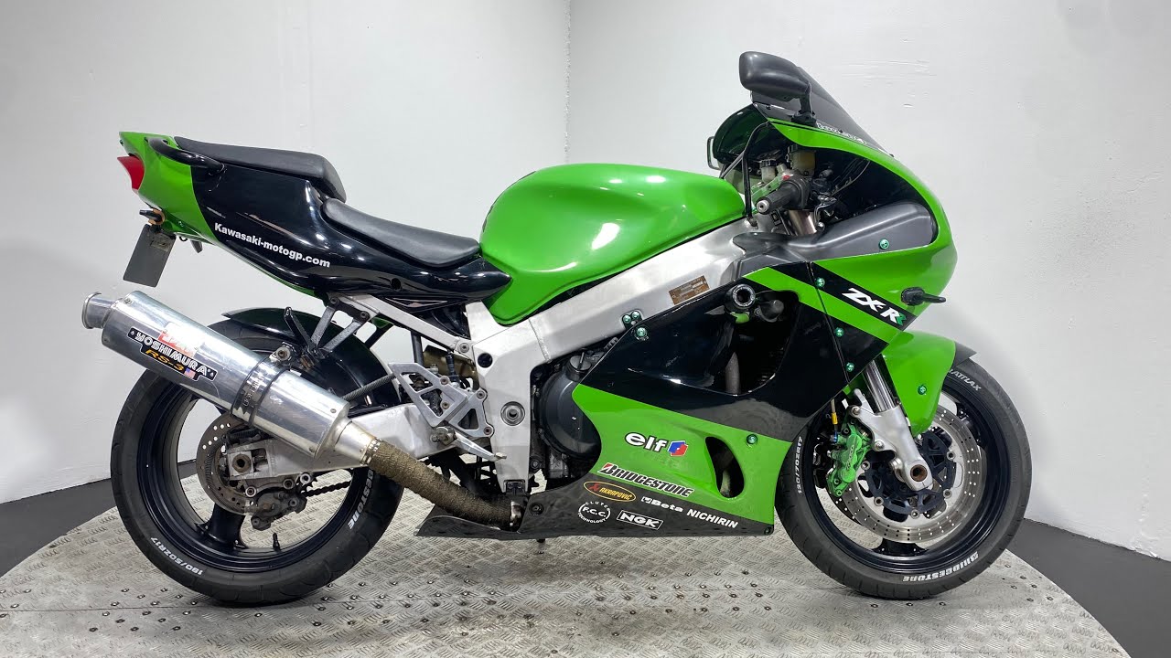 KAWASAKI ZX7R ZX750 P2 1997 32K WALK AROUND / RUNNING VIDEO - YouTube