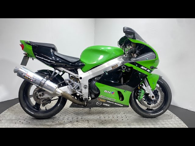 KAWASAKI ZX7R ZX750 P2 1997 32K WALK AROUND / RUNNING VIDEO - YouTube