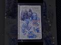 💙❄️ Blue Winter Journal  | Christmas Journal #journaling #asthetic #diy