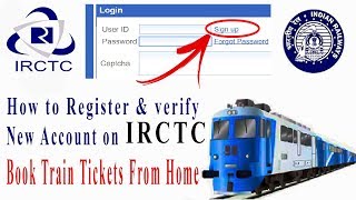 How to create new account in irctc, irctc registration, register on
make web, app, open for booking online train ...