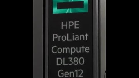 HPE ProLiant Compute DL380 Gen12 Product Animation
