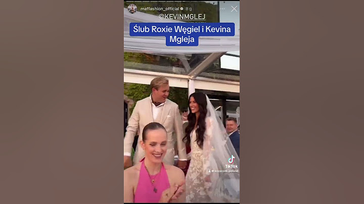 Roxie Węgiel i Kevin Mglej wzięli ślub #ślub #roxie #wesele