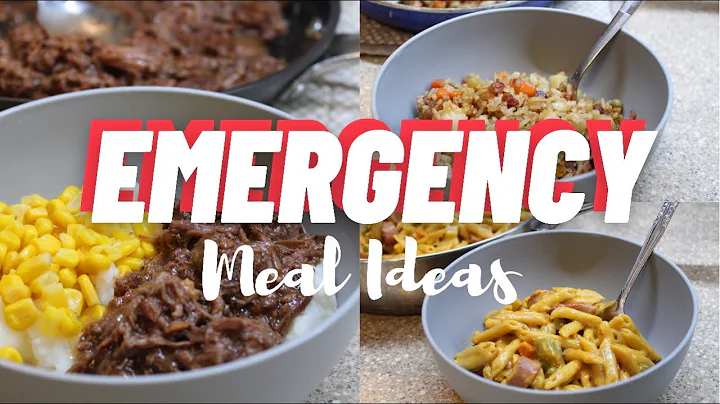 Emergency Meal Ideas || Shelf Stable Meals || PREPPER PANTRY RECIPES