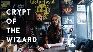 Enter Crypt Of The Wizard, London's only heavy metal record shop