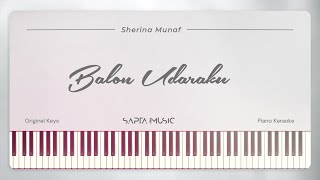 Sherina - Balon Udara (Original Key | Piano Karaoke | Instrumental)