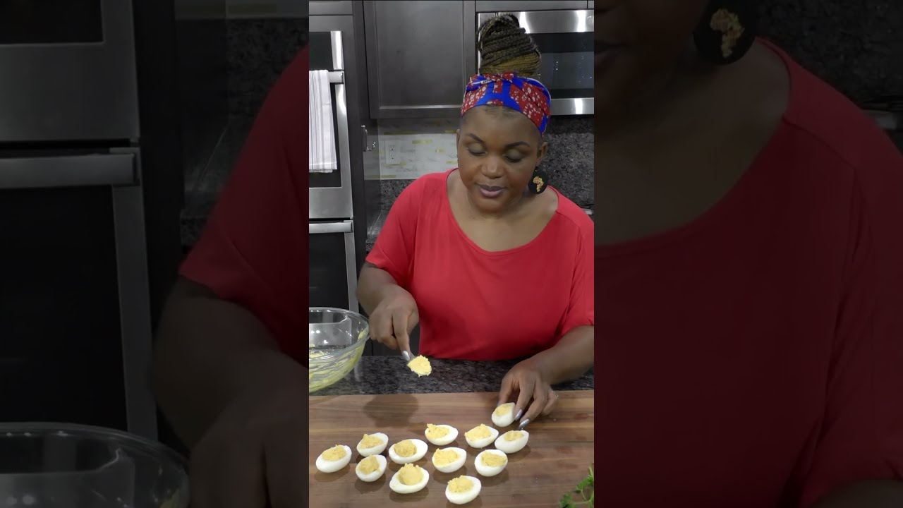 Deviled Eggs Make a Tasty Appetizer or Snack #shorts