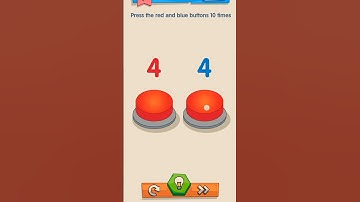 Red & Blue Button in IQ Boost game #shortfeeds #trending #games #youtubeshorts