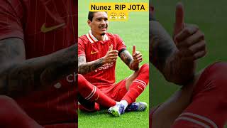 Darwin Nunez dedicated his goal to Diogo Jota 💔😤 #liverpool