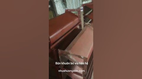 Sản xuất - Bán ván khuôn bó vỉa theo yêu cầu