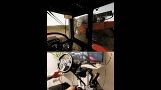 MTZ Belarus 1221 Steering Wheel Thrustmaster Farmstick #dkgc #mtz #tractor #fs25 #agriculture #farm