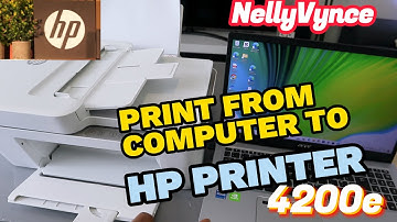 How To Print From Computer To HP Deskjet 4200e Printer ~ Full Guide