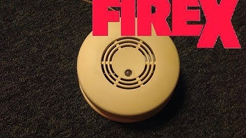 How to change battery in firex smoke detector hardwired