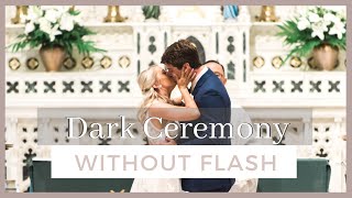 How to Photograph a Wedding Ceremony Without Flash