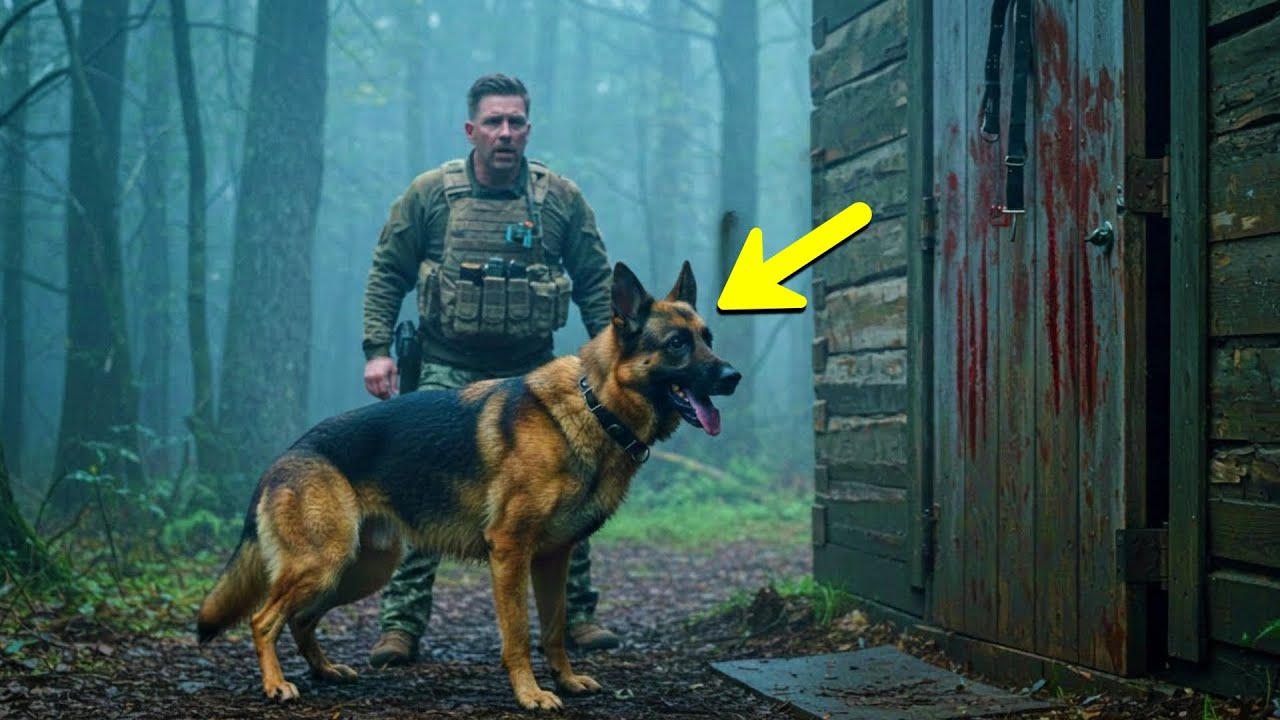 Egy Németjuhász egy távoli erdei kunyhóhoz vezeti a veteránt - Amit odabent talál, az elborzasztja