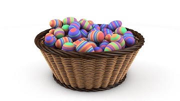 Cinema 4D Tutorial - How to Create an Easter Wicker Basket