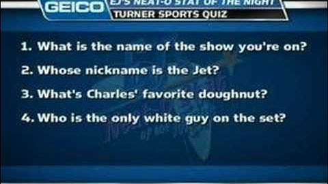 Chris Webber Initiation to the Inside the NBA Crew