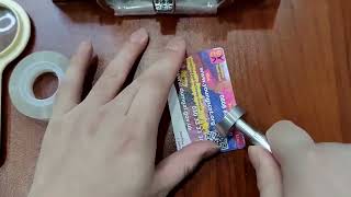 INK adhesion test UV CARD Printer