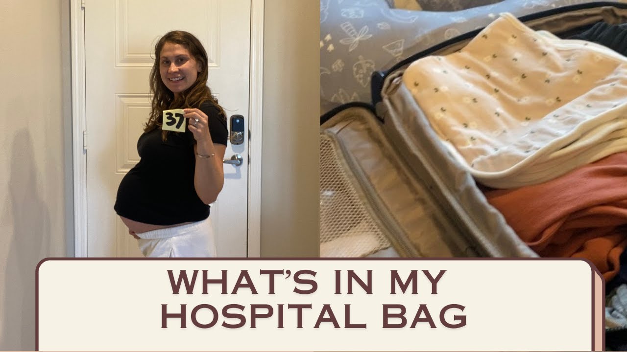 WHAT'S IN MY HOSPITAL BAG | what I packed for labor, delivery & baby *just the essentials* 2024