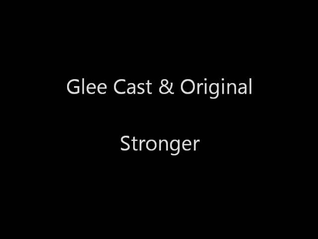 Stereo Glee Stronger Britney Spears Youtube